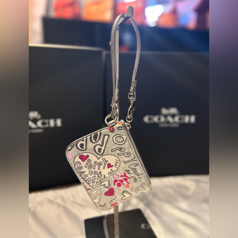 Coach Poppy Wristlet